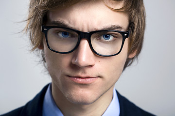 Image showing Business man with glasses