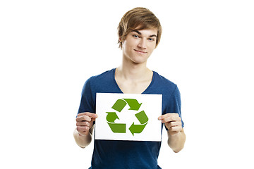 Image showing Recycle to a better world