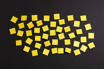 Image showing Yellow notes