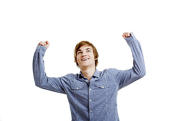 Image showing Happy young man