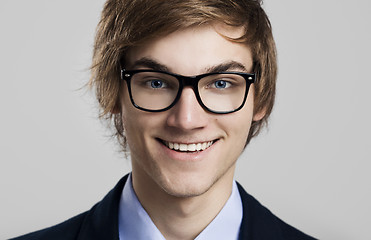 Image showing Business man with glasses