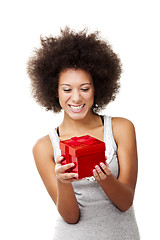 Image showing Holding a gift