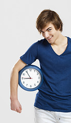 Image showing Clock man