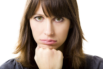 Image showing Worried expression