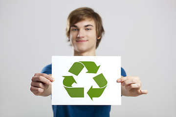 Image showing Recycle to a better world