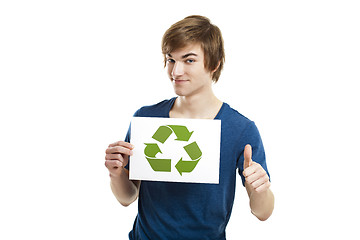 Image showing Recycle to a better world