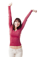 Image showing Happy woman