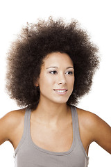 Image showing Afro-American woman