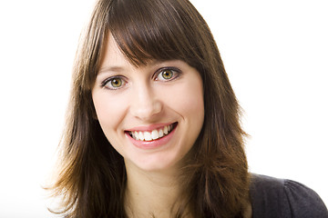 Image showing Young woman smiling