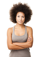 Image showing Afro-American woman
