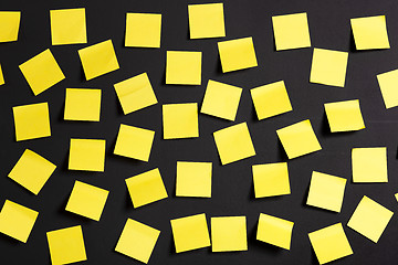 Image showing Yellow notes