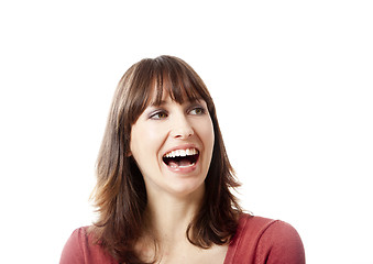 Image showing Woman laughing