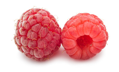 Image showing Fresh raspberries