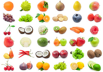 Image showing Fruits and Vegetables