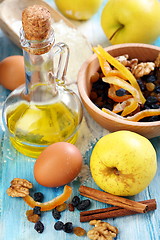 Image showing Cooking apple pie.