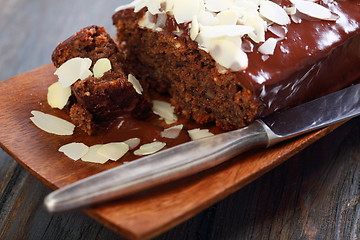 Image showing Frangipane with cocoa.