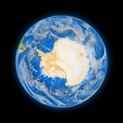 Image showing Antarctica on planet Earth