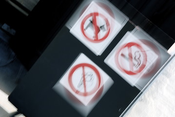 Image showing Several signs