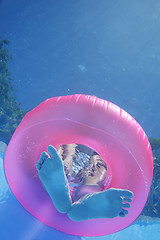 Image showing Underwater Feet