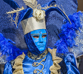 Image showing Blue Venetian Disguise