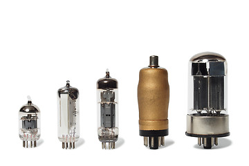 Image showing Set of vacuum tubes