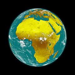 Image showing Africa on Earth