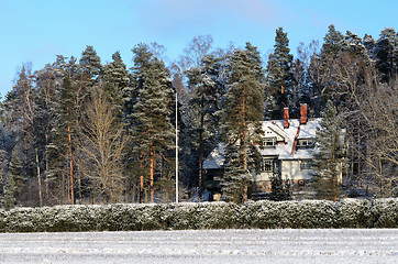 Image showing JARVENPAA, FINLAND, JANUARY 22, 2014: Ainola, the home great Fin