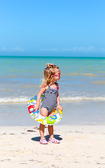 Image showing Child at the beach