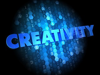 Image showing Creativity on Digital Background.
