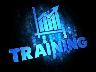 Image showing Training Concept on Digital Background.
