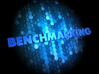 Image showing Benchmarking on Digital Background.