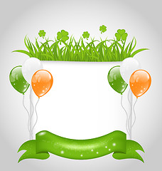 Image showing cute nature background for St. Patrick's Day