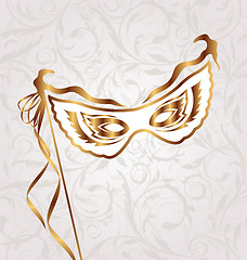 Image showing Venetian carnival or theater mask