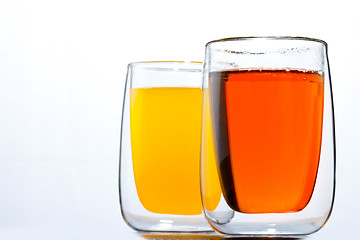 Image showing two glasses with drinks