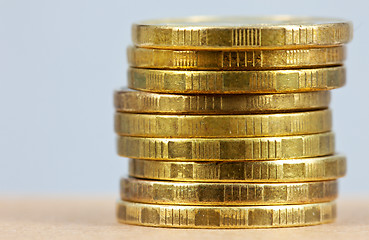 Image showing coins in stack