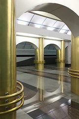 Image showing interior subway station 