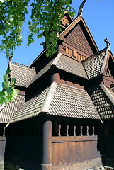 Image showing The stave church from Gol