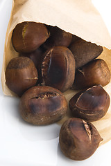 Image showing Delicious roasted chestnuts