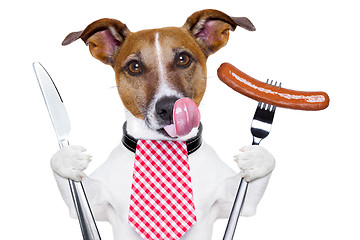 Image showing dinner dog 