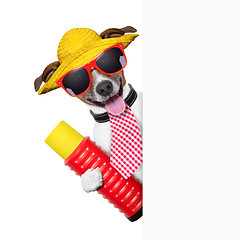 Image showing holiday dog