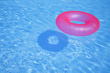 Image showing Pink Inflatable Ring