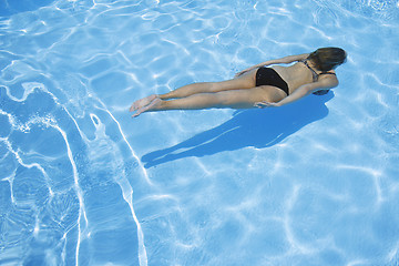 Image showing Girl Underwater