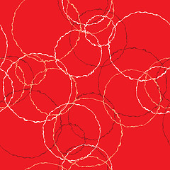 Image showing seamless abstract red background
