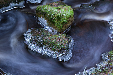 Image showing Whirling water