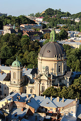 Image showing The Dominican church and monastery in Lviv