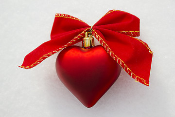 Image showing Ribbon hearts