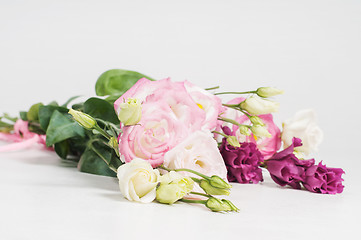 Image showing Eustoma flowers