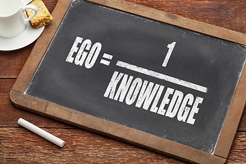 Image showing ego and knowledge concept