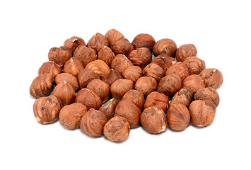 Image showing Whole hazelnuts