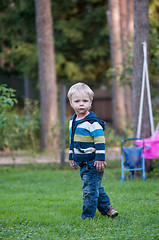 Image showing Cute baby in park